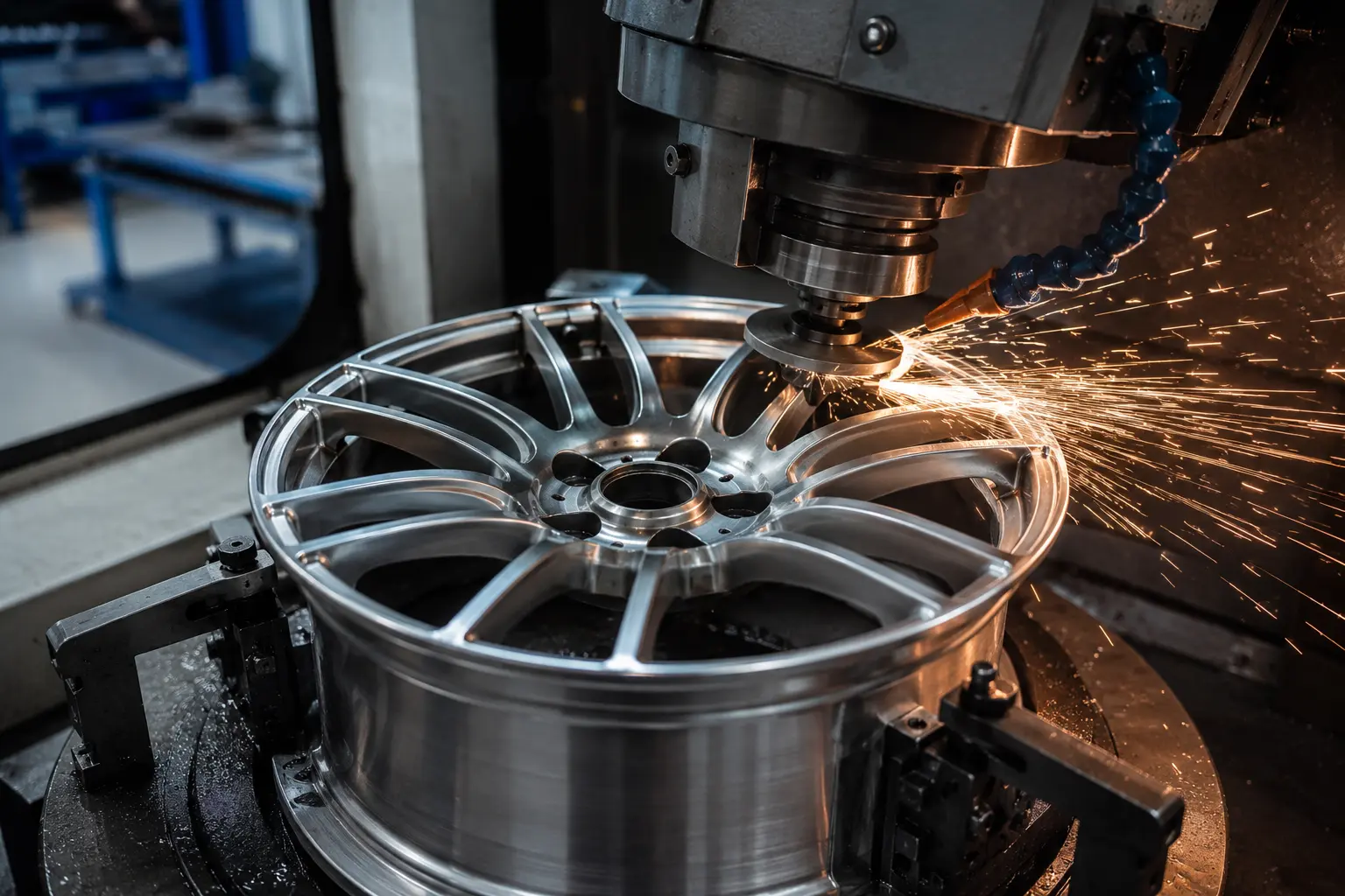 Diamond cut alloy wheel repair Telford