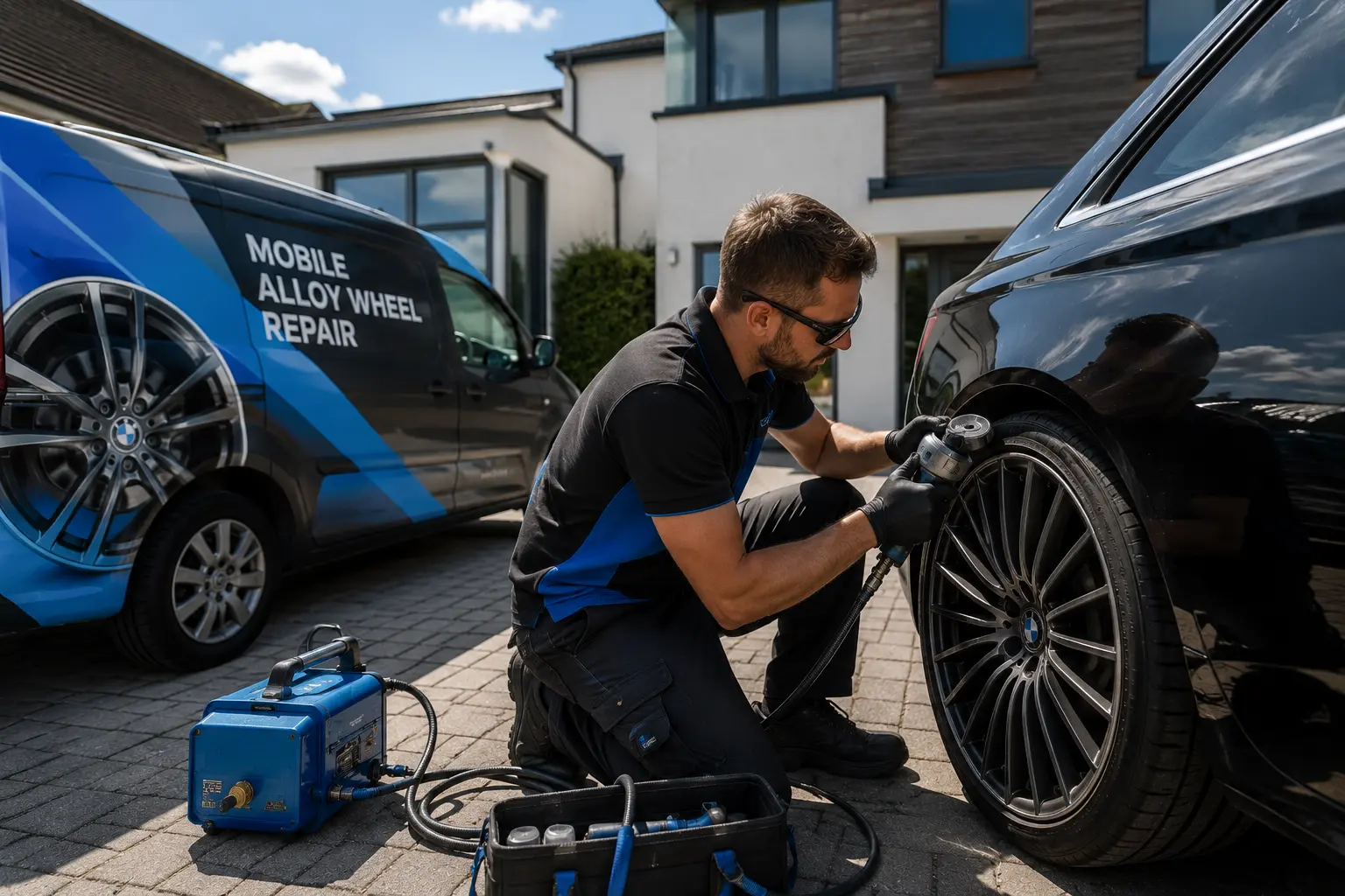 Mobile alloy wheel repair Telford